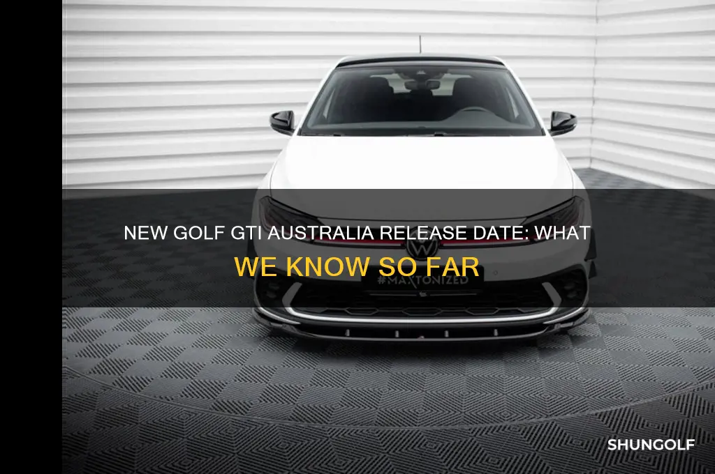 when is the new golf gti coming to australia