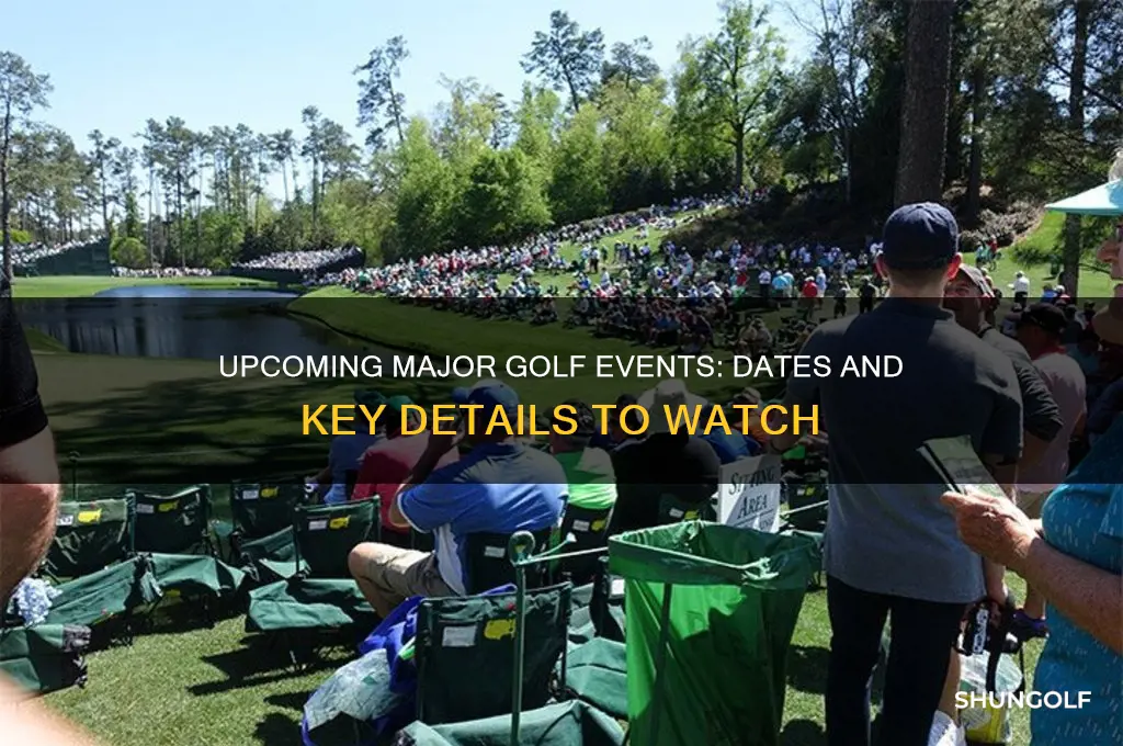 when is the next major golf event