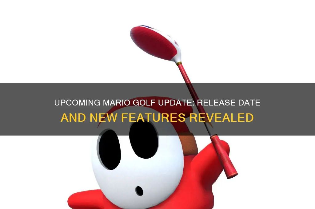 when is the next mario golf update