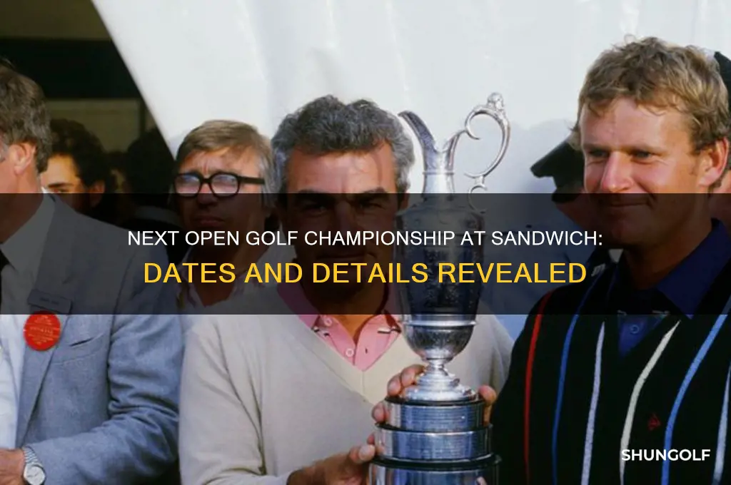 when is the next open golf at sandwich