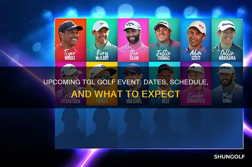 when is the next tgl golf event