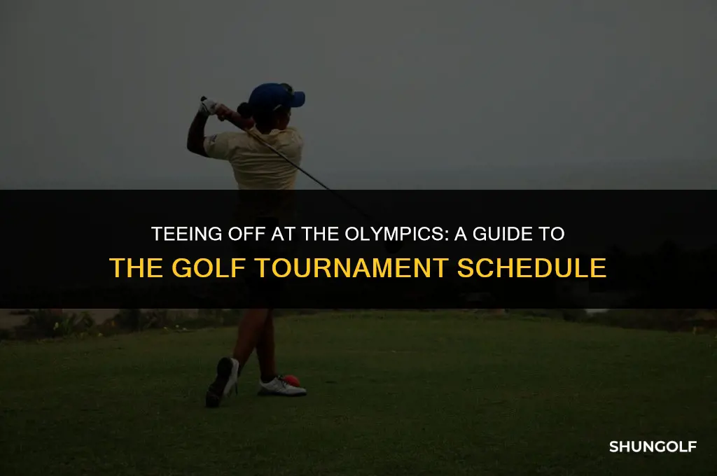 when is the olympic golf tournament