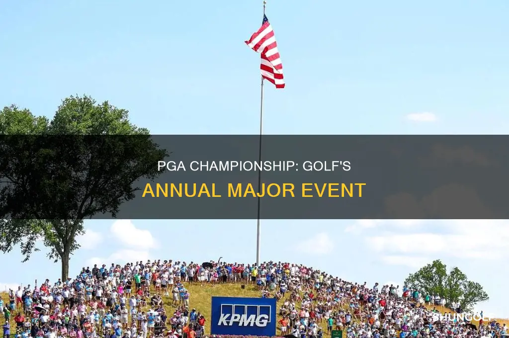 when is the pga championship golf
