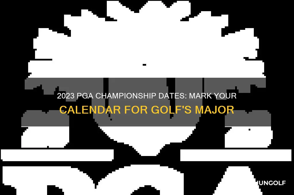 when is the pga championship this year