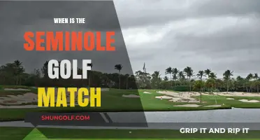 Seminole Golf Match: When to Watch and What to Expect