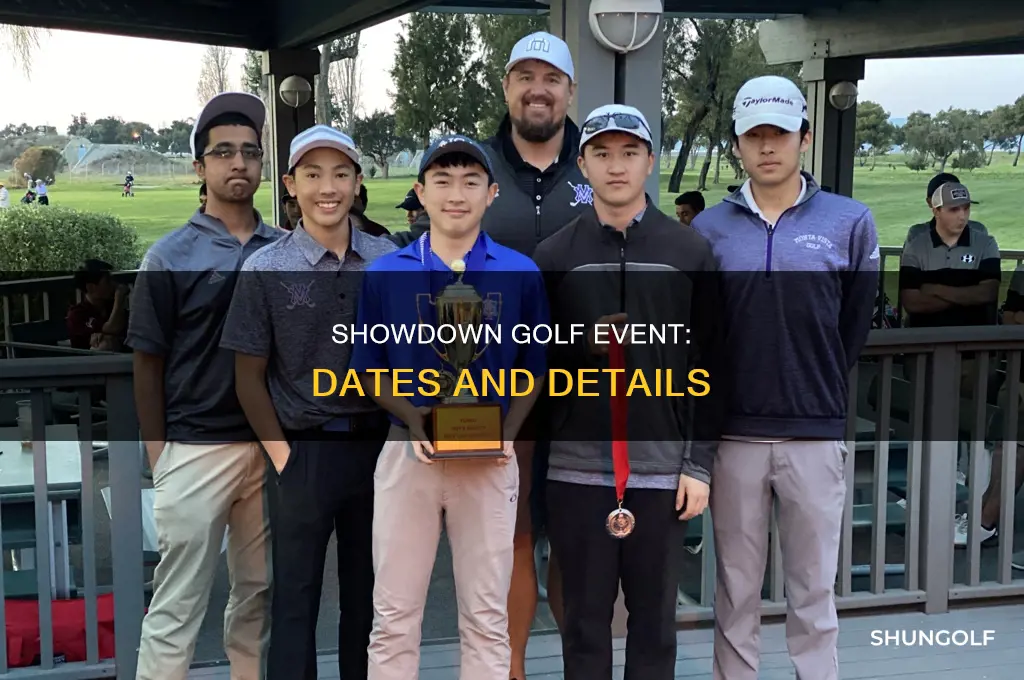 when is the showdown golf event