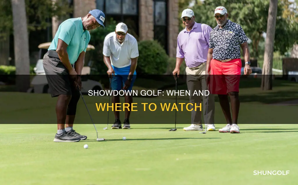 when is the showdown golf