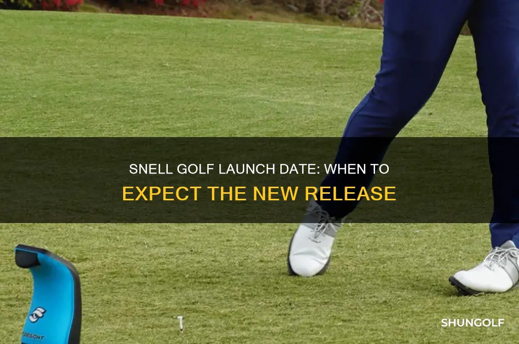 when is the snell golf launch date