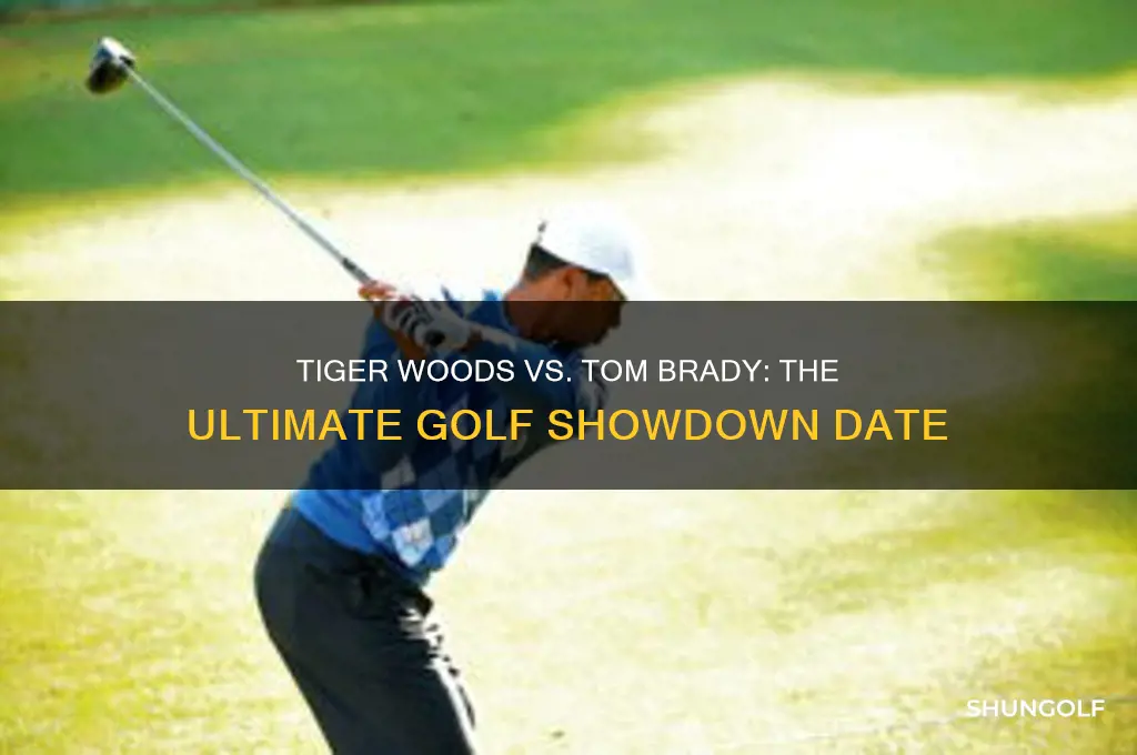when is the tiger woods tom brady golf
