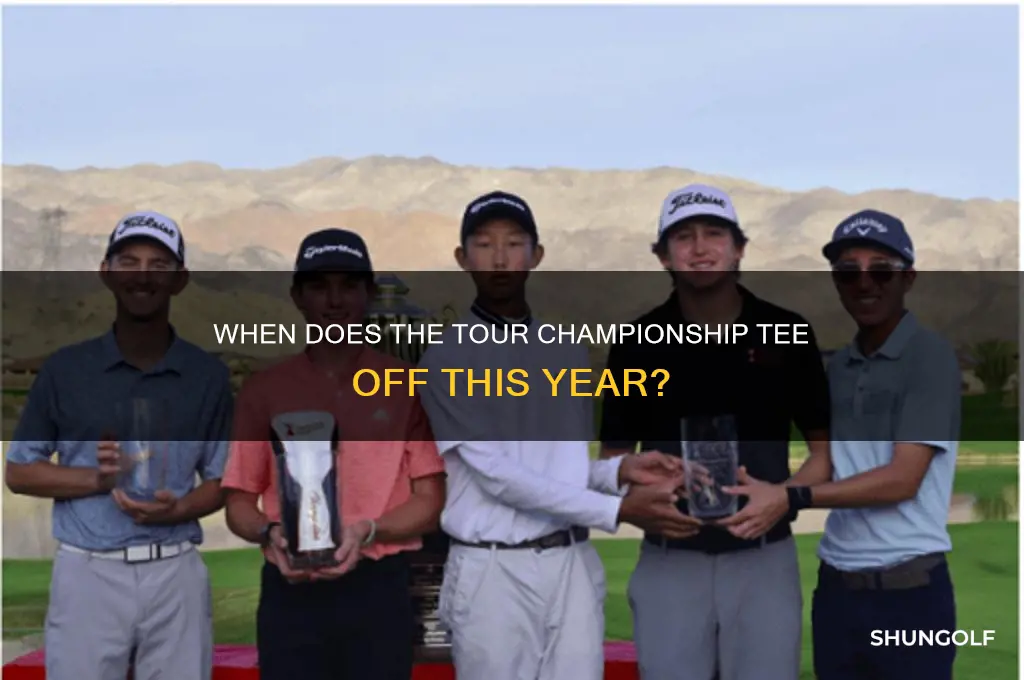 when is the tour championship in golf