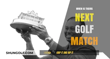 Tiger's Upcoming Golf Match: When and Where?