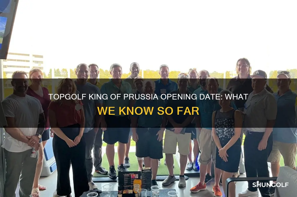 when is top golf king of prussia opening