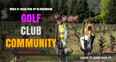 Riverwood Golf Club Trash Pickup Schedule: When is Collection Day?