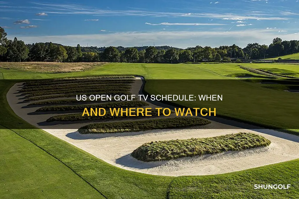 when is us open golf on tv