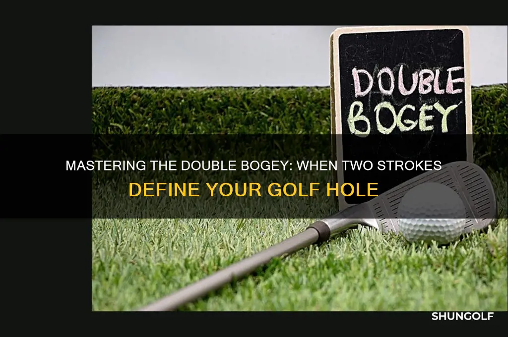 when it takes two strokes for hole golf