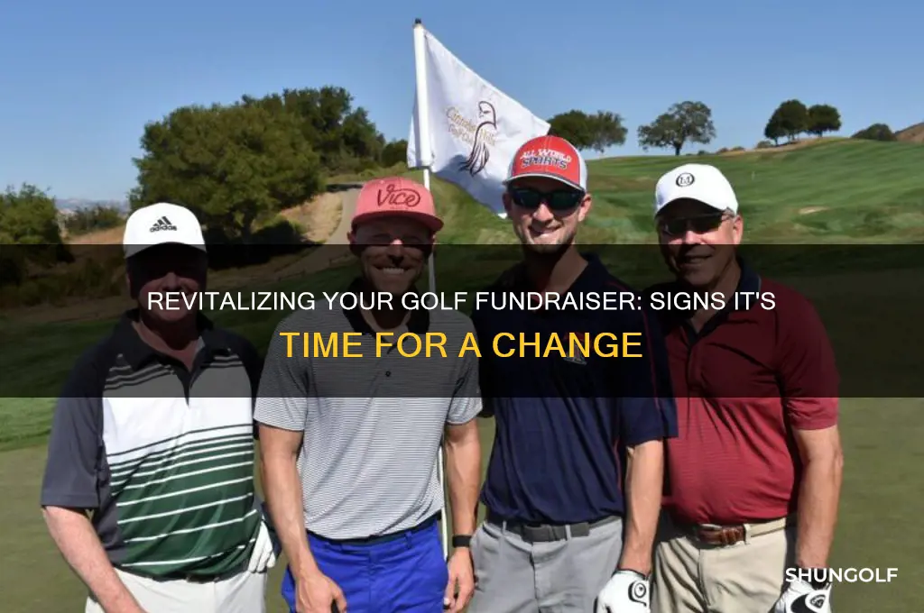 when its time to change golf fundraiser
