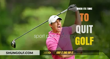 Golf: When to Know It's Time to Quit