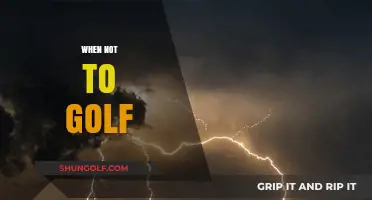 Golfing: When to Take a Break