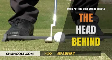 Mastering Golf Putting: Optimal Head Position Behind the Ball