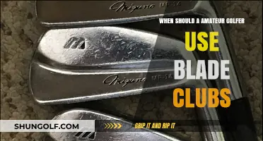 When Should Amateur Golfers Consider Using Blade Clubs?