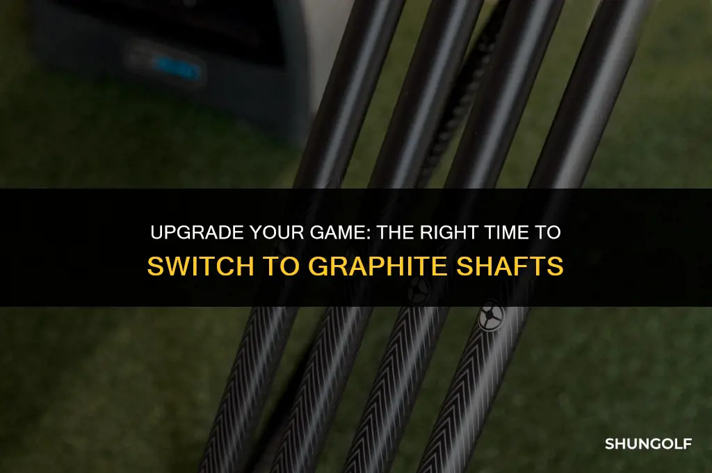 when should a golfer switch to graphite shafts