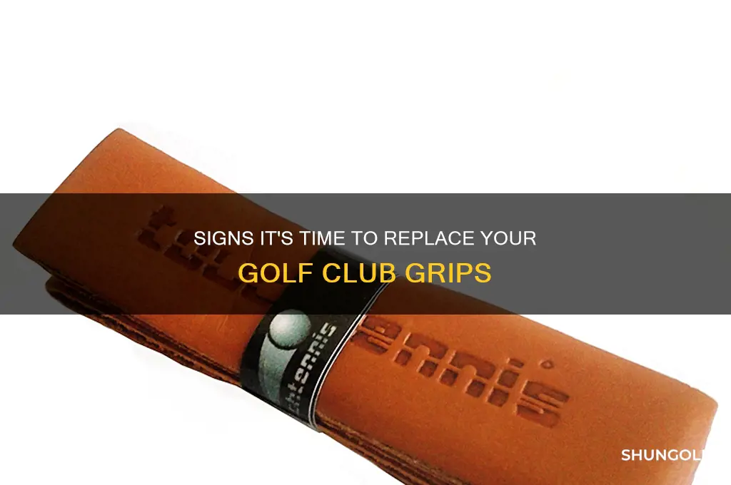when should i replace my golf club grips