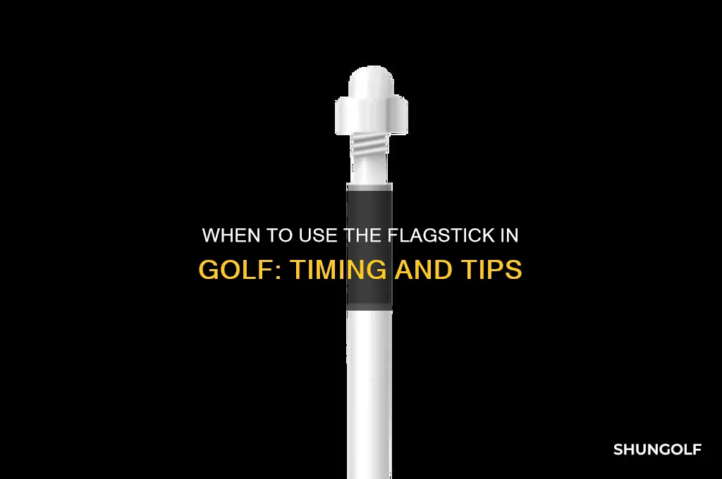 when should the flag come out on golf