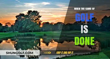 When the Game of Golf is Done: Reflecting on the Journey and Legacy
