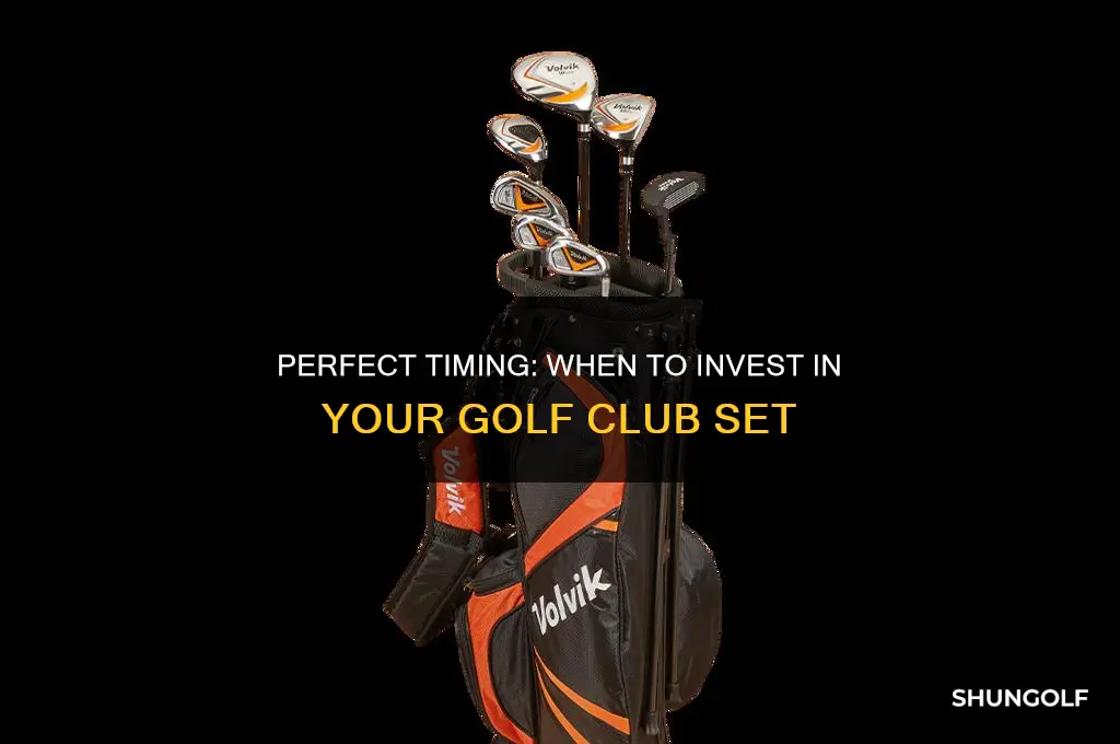 when to buy golf club set