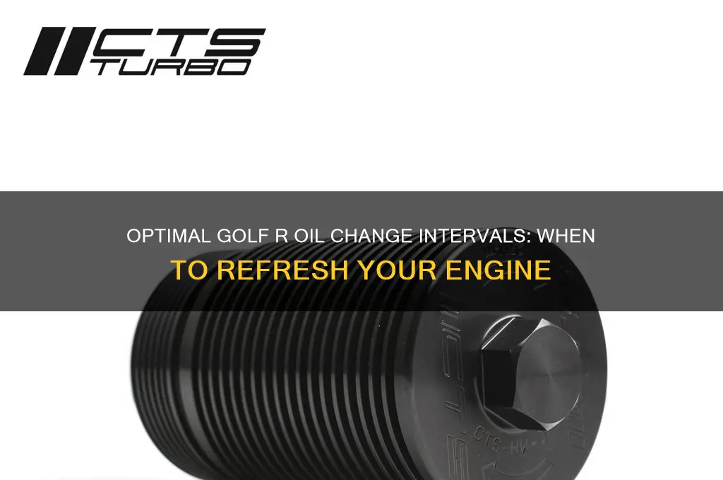 when to change golf r oil intervals