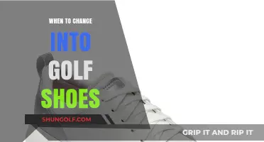 Teeing Off in Style: The Perfect Moment to Slip into Golf Shoes