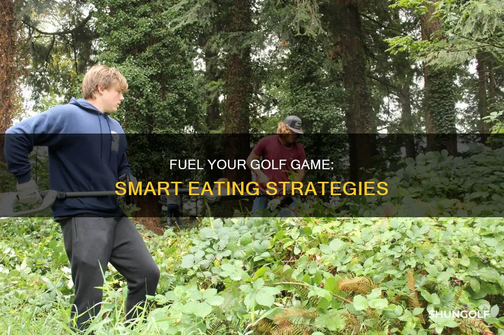 when to eat during golf
