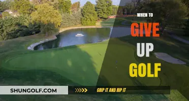 Golf: When to Walk Away