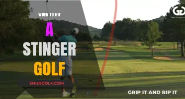 Stinger Golf Shots: When and How to Hit Them