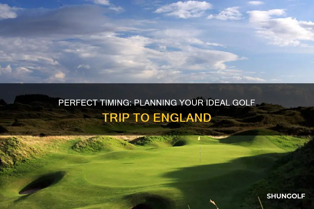 when to plan a golf trip to england