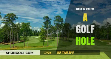 Strategic Golf Retreat: Knowing When to Quit a Hole Wisely