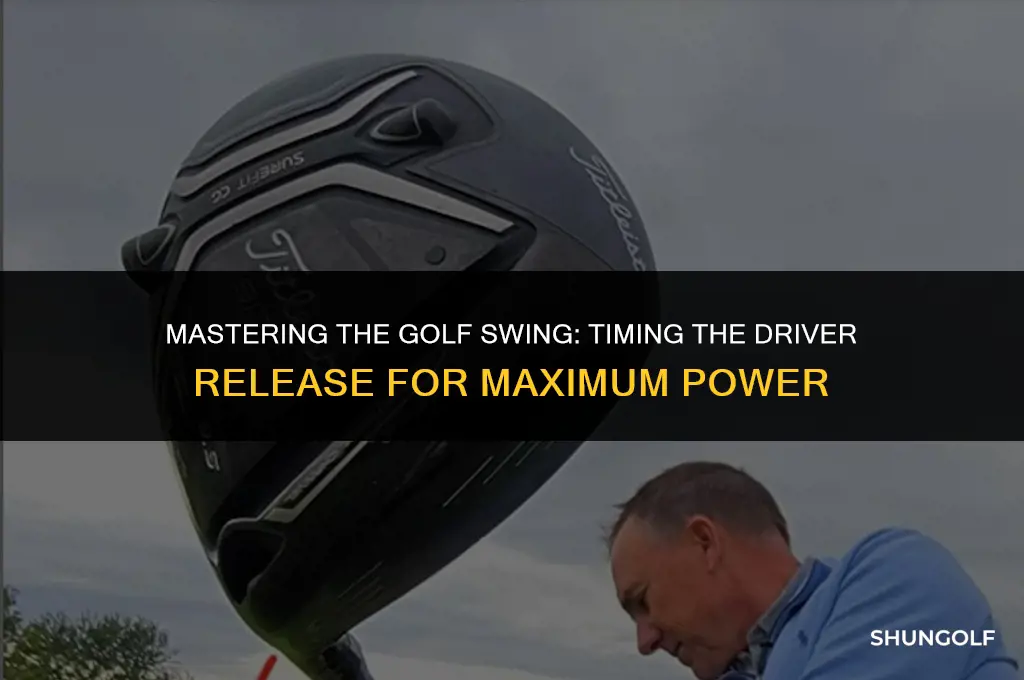 when to release the driver in golf