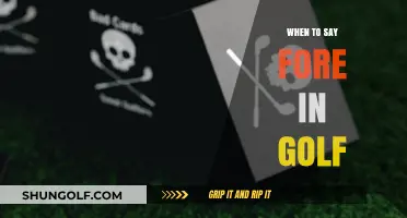 Golf Fore-knowledge: When to Yell Fore