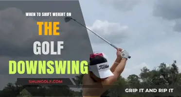 Mastering the Golf Downswing: Perfect Timing for Weight Shift