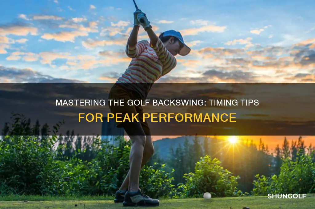 when to stop the backswing in golf