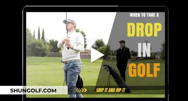 Strategic Golf Drops: When to Take Relief and Save Your Score