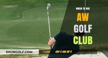 Mastering the AW Golf Club: Ideal Situations for Precision Shots