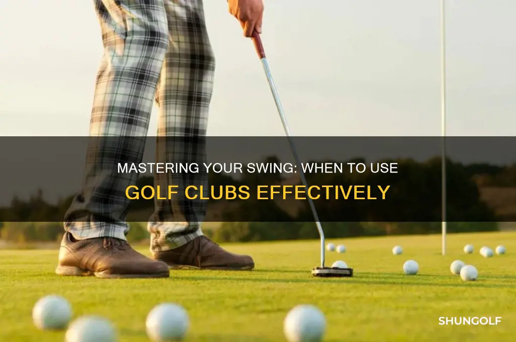 when to use golf clubs