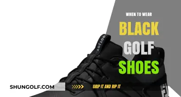 Teeing Off in Style: The Perfect Moments for Black Golf Shoes