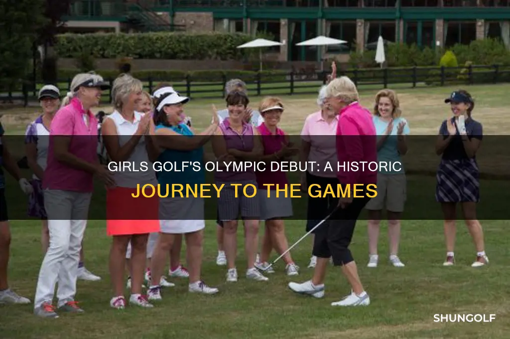 when was girls golf introduced to the olympics