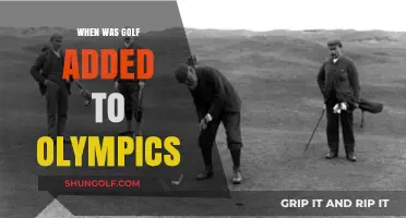 Golf's Olympic History: A Recent Addition