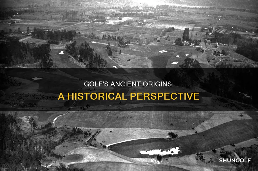 when was golf discovered