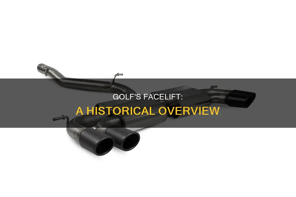 when was golf facelift