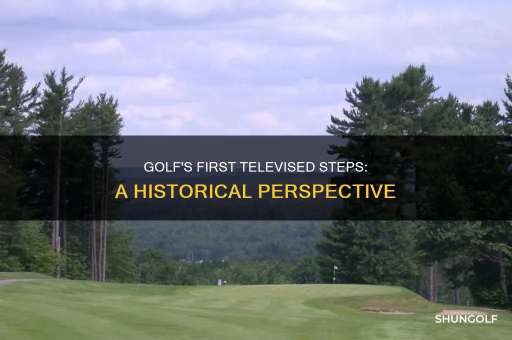 when was golf first televised