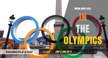 Golf's Olympic History: A Brief Overview